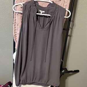 Maurices Gray Sleeveless Blouse